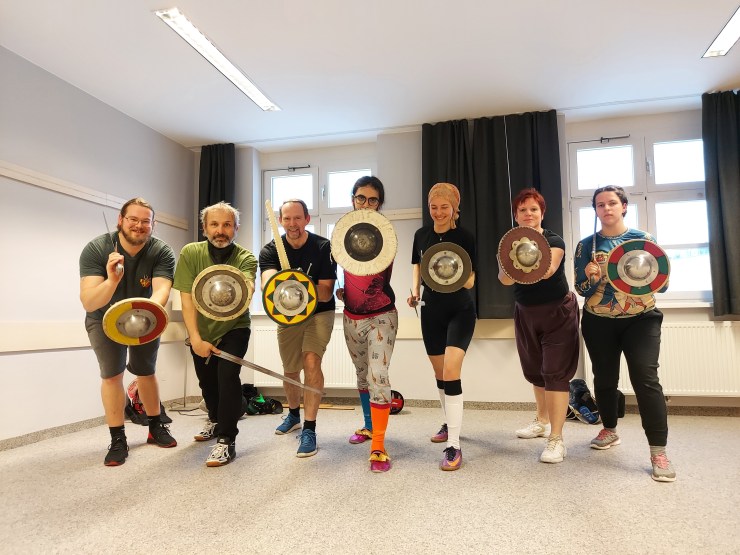 Frieren und Fechten!